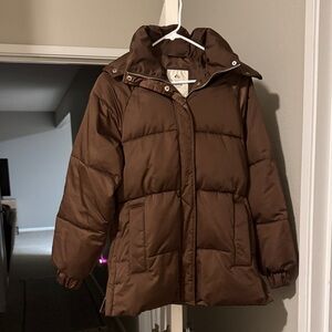 Abercrombie & Fitch Brown Ultra Collection Puffer Jacket
